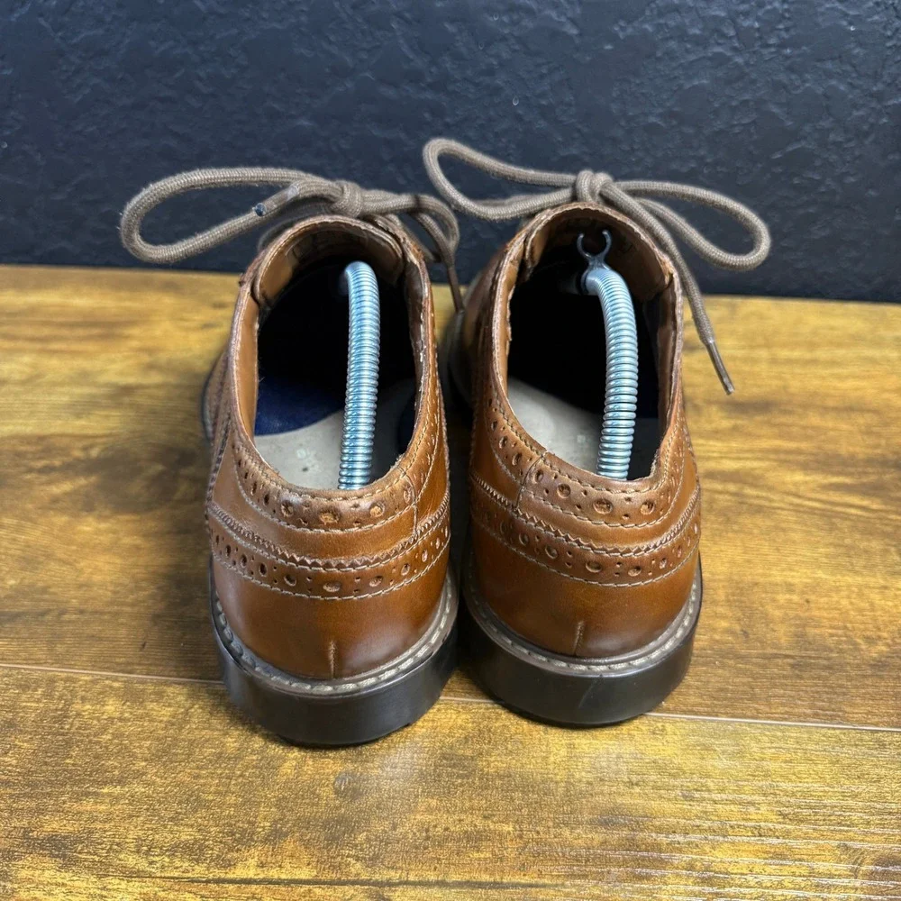 Clarks Batcombe Lord 261293517070 Brown Leather Wingtip Brogue Mens Size 8
